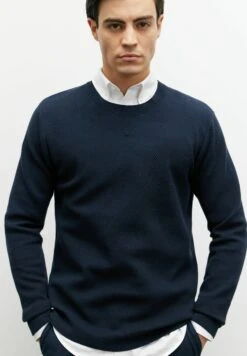 STRUKTURALNYM SPLOCIE - Sweter - Dark Blue