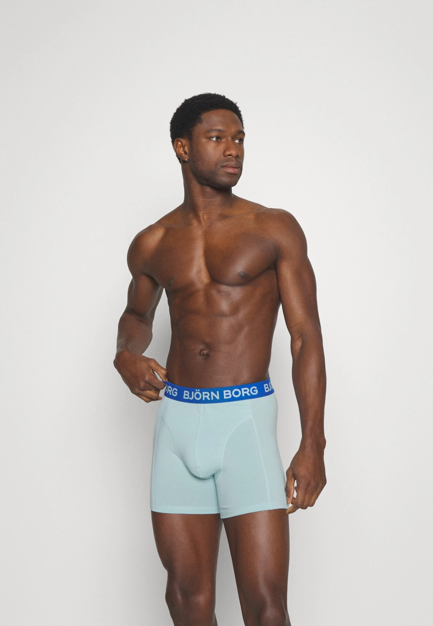 BJØRN BORG STRETCH BOXER 5 PACK - Bokserki - Blue/light Blue/green 2 BJØRN BORG STRETCH BOXER 5 PACK - Bokserki - Blue/light Blue/green - obrazek 2