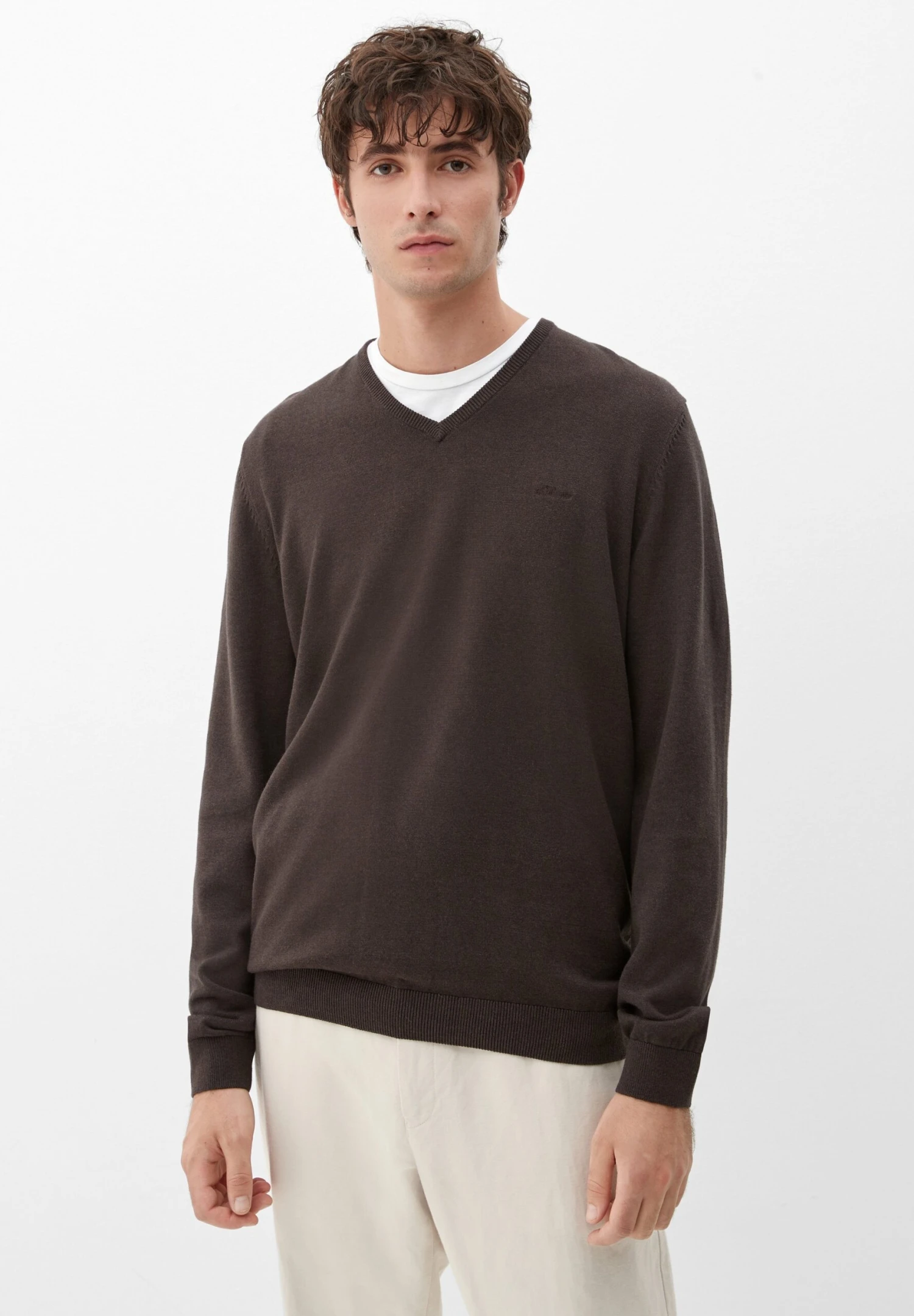 S.Oliver Sweter - Brown Melange