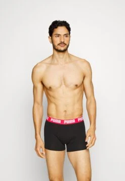 PUMA BOXER 6 PACK - Panty - Black