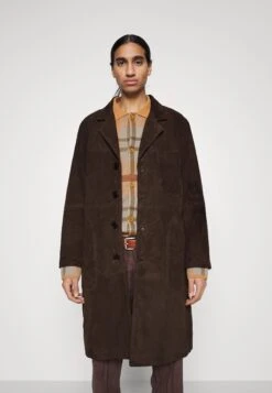 PAINTER COAT SUEDE - Kurtka Skórzana - Brown