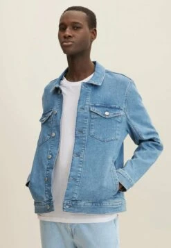 TOM TAILOR Denim Kurtka Jeansowa - Used Light Stone Blue Denim