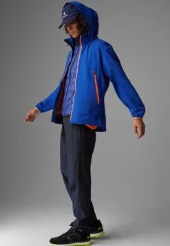BOGNER FIRE+ICE FUNKTIONS JADAN - Kurtka Przeciwdeszczowa - Royalblau