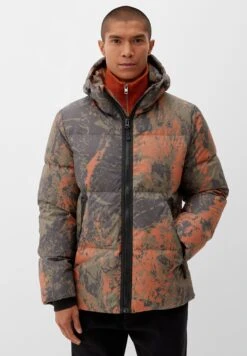 S.Oliver Kurtka Puchowa - Dark Orange Aop