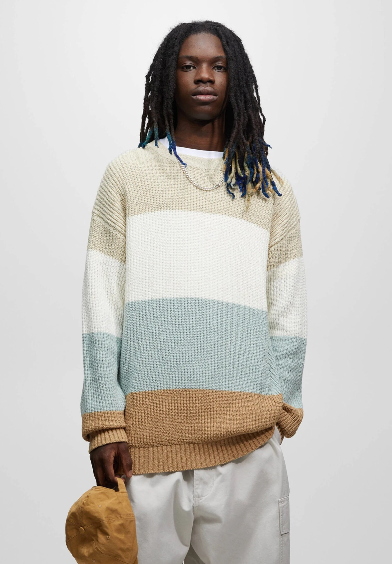 PULL & BEAR Sweter - Camel